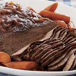 Brisket is a traditional holiday entree